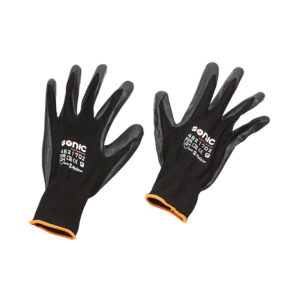 Pitcrewstore-PBM - Nitril gecoate handschoen paar maat nylon voering maat 9 L